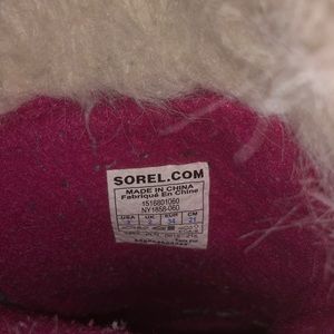 Sorel snow boots Girls size 3
